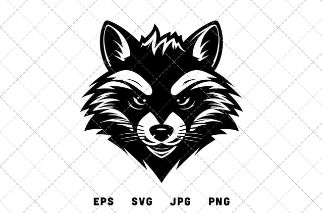 Raccoon Mascot Graphics - JPG, SVG, PNG, EPS - Digital Download with Commercial License for Cricut, Silhouette, Scan N Cut Crafting SVG Loveleen Kaur 