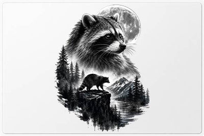 Raccoon PNG Forest Wildlife Sublimation Design SVG BillahCrafts 