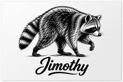 Raccoon PNG Jimothy Wildlife Sublimation Design SVG BillahCrafts 