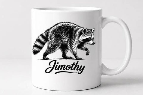 Raccoon PNG Jimothy Wildlife Sublimation Design SVG BillahCrafts 