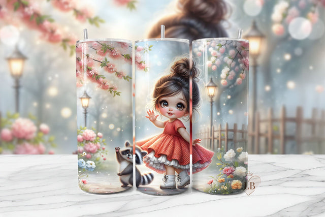 Raccoon Sublimation PNG | 20oz Tumbler Seamless Wrap Sublimation BijouBay 