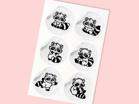 Raccoon SVG Design Set SVG HalieKStudio 