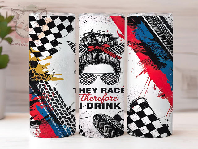 Race Car Checkered Flag Tumbler Wrap, Checkered Flag Tumbler, Race Car Tumbler Design, 20Oz Tumbler Sublimation, Funny Racing Tumbler, Motorsport Tumbler Wrap, Racing Fan Tumbler Sublimation Lara' s Designs 