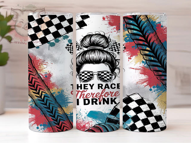 Race Car Checkered Flag Tumbler Wrap, Checkered Flag Tumbler, Race Car Tumbler Design, 20Oz Tumbler Sublimation, Funny Racing Tumbler, Motorsport Tumbler Wrap, Racing Fan Tumbler Sublimation Lara' s Designs 