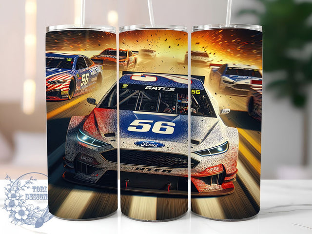 Race Car Motorsport Tumbler Wrap, Racing Theme Cup, 20Oz Sublimation Wrap, Sports Car Drinkware, Speed Lover Gift, Motorsport Mug Design, Checkered Flag Tumbler Sublimation ToriDesigns 
