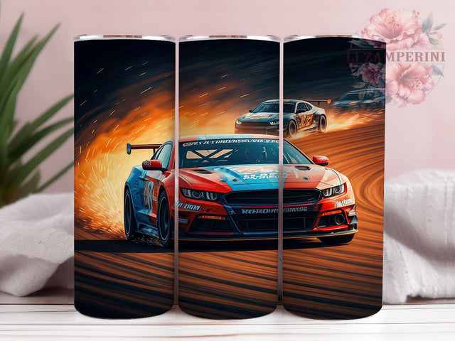 Race Car Racing Tumbler Wrap, Car Enthusiast Gift, Sublimation Tumbler, Custom Race Car Design, Motorsport Drinkware, Unique Racing Merchandise Sublimation Li Zamperini 