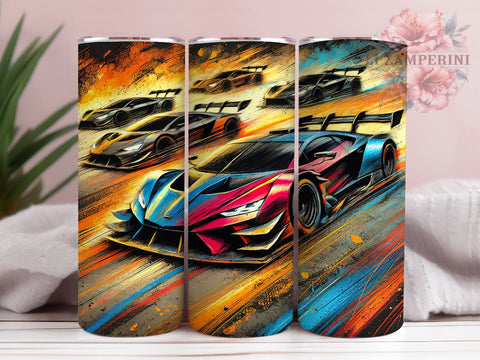 Race Car Racing Tumbler Wrap, Car Enthusiast Gift, Sublimation Tumbler, Custom Race Car Design, Motorsport Drinkware, Unique Racing Merchandise Sublimation Li Zamperini 