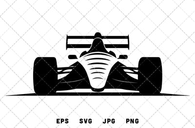 Race Car Vector Graphics - JPG, SVG, PNG, EPS - Digital Download with Commercial License for Cricut, Silhouette, Scan N Cut Crafting SVG Loveleen Kaur 