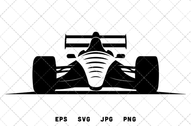 Race Car Vector Graphics - JPG, SVG, PNG, EPS - Digital Download with Commercial License for Cricut, Silhouette, Scan N Cut Crafting SVG Loveleen Kaur 