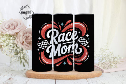 Race Mom 20oz Tumbler Wrap Sublimation sassyprint 