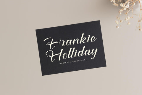 Racheli Claudia - Modern Bold Script Font Font Letterena Studios 