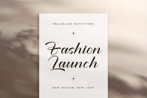 Racheli Claudia - Modern Bold Script Font Font Letterena Studios 