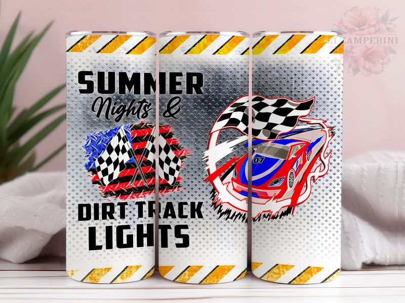 Racing 20oz Tumbler Wrap PNG, Dirt Track Lights Tumbler, Straight & Tapered Tumbler Wrap, Instant Digital Download Sublimation Li Zamperini 
