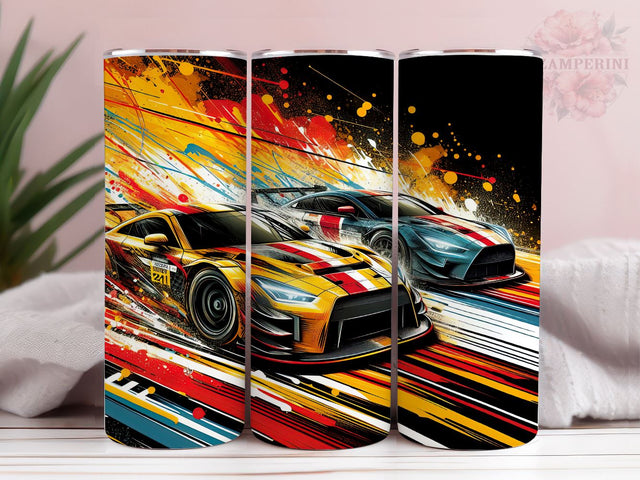Racing Car 20oz Tumbler Wrap PNG, Sports Car Tumbler Png, Straight & Tapered Tumbler Wrap, Instant Digital Download Sublimation Li Zamperini 
