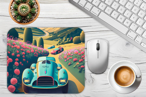 Racing Cars Mouse Pad Sublimation Sublimation Jagonath Roy 
