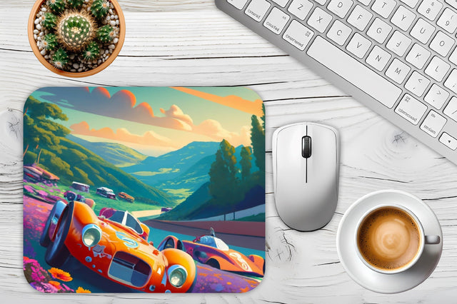 Racing Cars Mouse Pad Sublimation Sublimation Jagonath Roy 