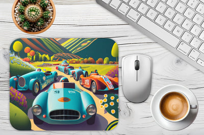 Racing Cars Mouse Pad Sublimation Sublimation Jagonath Roy 
