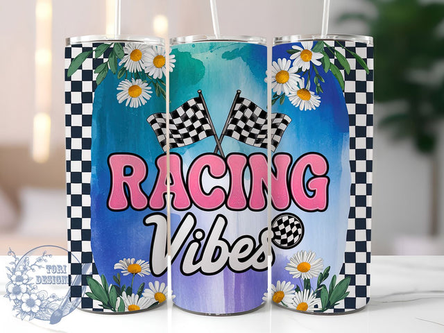 Racing Checkered Flag Tumbler Wrap, Checkered Flag Tumbler, Motorsports Tumbler Design, 20oz Tumbler Sublimation, Race Car Tumbler, Digital Tumbler Wrap, Speed Lover Tumbler Sublimation ToriDesigns 