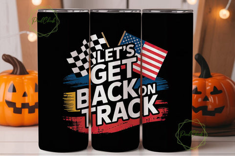 Racing Flag Tumbler Wrap 20oz Sublimation PixelChick 