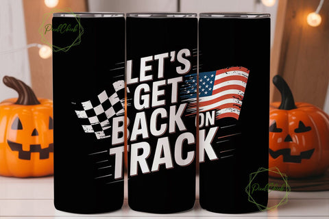 Racing Flag Tumbler Wrap 20oz Sublimation PixelChick 