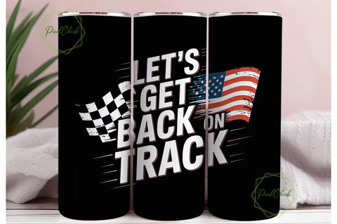 Racing Flag Tumbler Wrap 20oz Sublimation PixelChick 