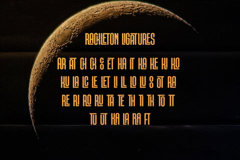 Rackleton - Condensed Ligature Sans Font studioalmeera 