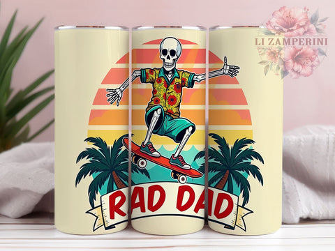 Rad Dad Tumbler, Father's Day Gift, Funny Dad Design, Daddy Humor, 20oz Tumbler, Sublimation PNG, Dad Life Sublimation Li Zamperini 