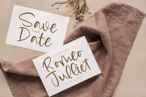 Radiant August - Handwritten Script Font Font Letterena Studios 