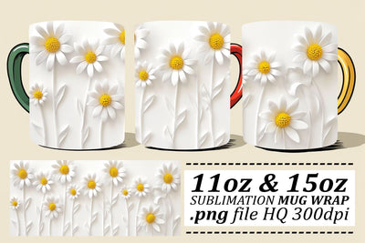 Radiant Bloom Cup Wrap - Spring's Sublimated Splendor Sublimation afrosvg 