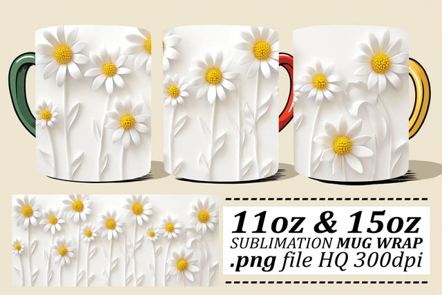 Radiant Bloom Cup Wrap - Spring's Sublimated Splendor Sublimation afrosvg 