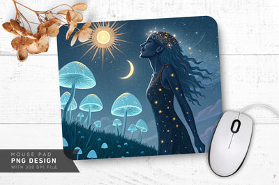 Radiant Cosmic Creation Mousepad SVG Regulrcrative 