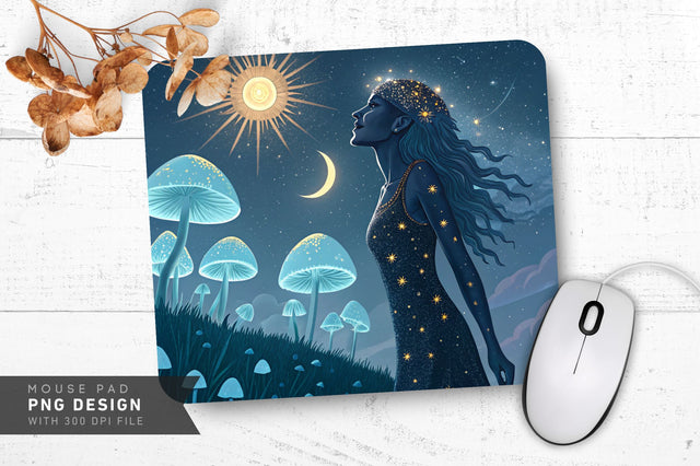 Radiant Cosmic Creation Mousepad SVG Regulrcrative 