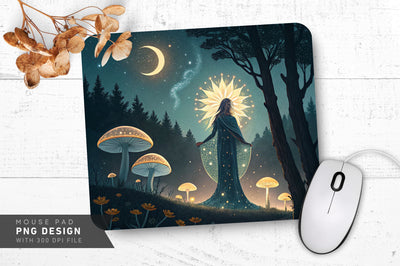 Radiant Fantasy Elements Mousepad SVG Regulrcrative 