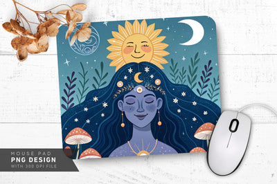 Radiant Forest Fantasy Mousepad SVG Regulrcrative 