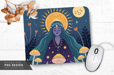 Radiant Forest Fantasy Mousepad SVG Regulrcrative 