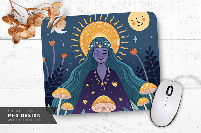 Radiant Forest Fantasy Mousepad SVG Regulrcrative 