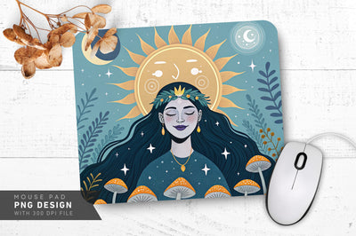 Radiant Forest Fantasy Mousepad SVG Regulrcrative 