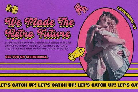 Radiant - Groovy Font Font Alpaprana Studio 