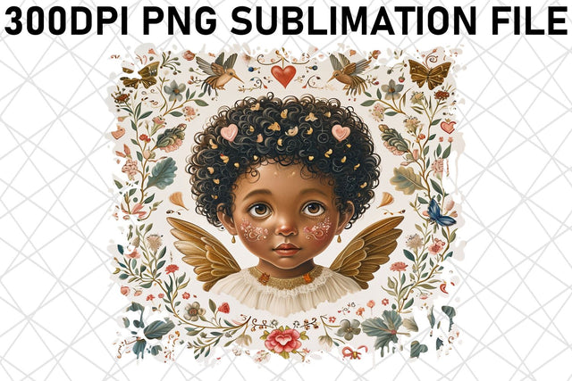 Radiant Love's Watercolor Bliss: Sublimation Sublimation afrosvg 