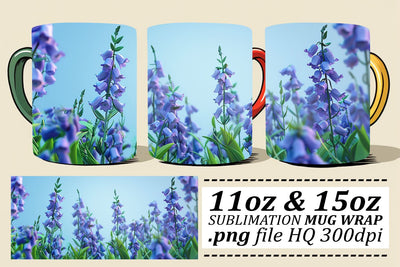 Radiant Petals Cup Artistry - Whimsical Sublimation Magic Sublimation afrosvg 