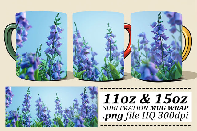 Radiant Petals Cup Artistry - Whimsical Sublimation Magic Sublimation afrosvg 