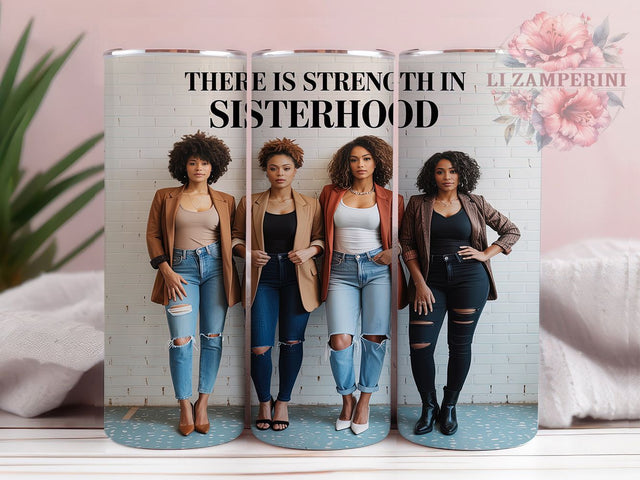 Radiant & Resilient Black Girl Magic Tumbler, Sisterhood Tumbler Wrap, Melanin Women Sublimation, Black Queen Tumbler Design, Afro Women Tumbler Wrap, Empowerment Tumbler Wrap Sublimation Li Zamperini 