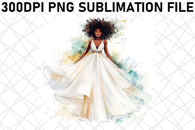Radiant Romance: Watercolor Marriage Bundle Sublimation afrosvg 
