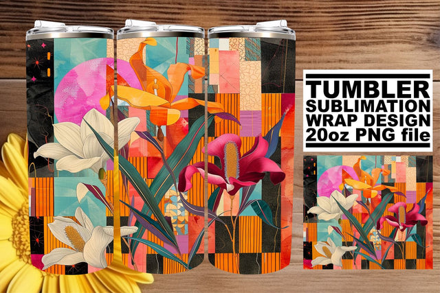 Radiant Spring Bouquet 20oz: Illuminate with radiant blooms Sublimation afrosvg 