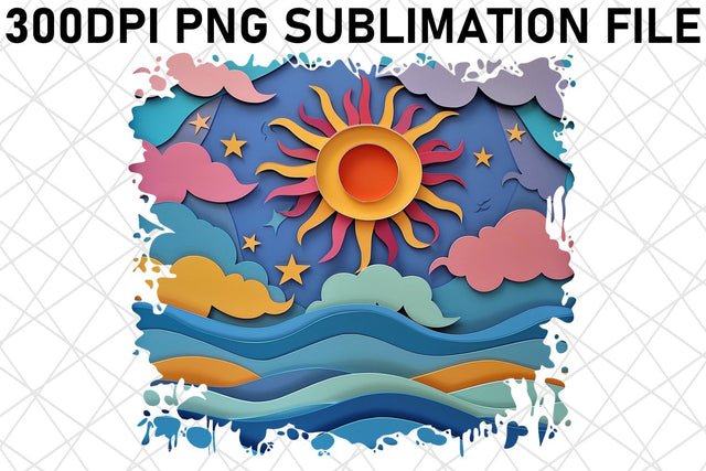 Radiant Sunshine Glow Sublimation Set Sublimation afrosvg 