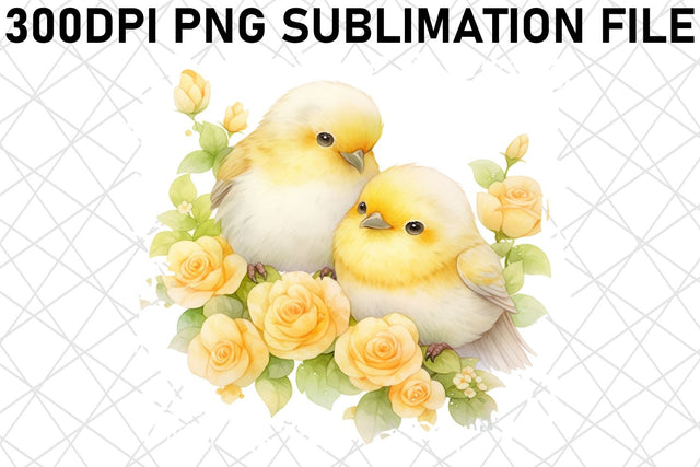 Radiant Watercolor Birds for Sublimation Sublimation afrosvg 