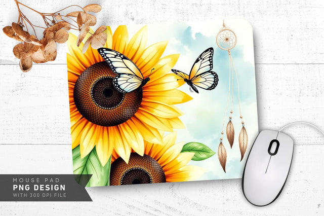Radiant Watercolor Scene Mousepad SVG Regulrcrative 