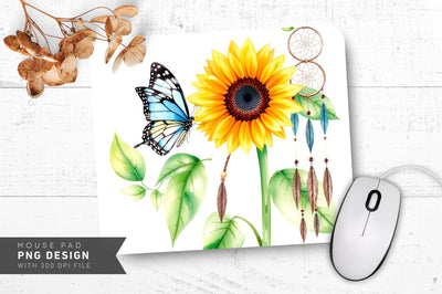 Radiant Watercolor Scene Mousepad SVG Regulrcrative 