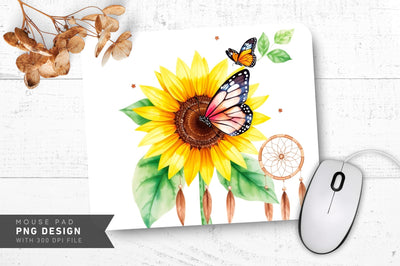 Radiant Watercolor Scene Mousepad SVG Regulrcrative 