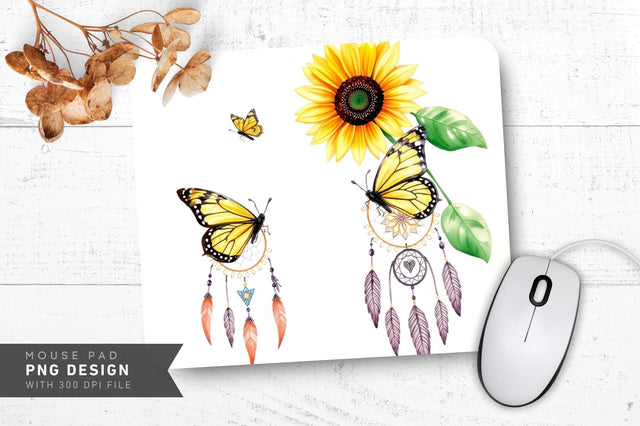 Radiant Watercolor Scene Mousepad SVG Regulrcrative 